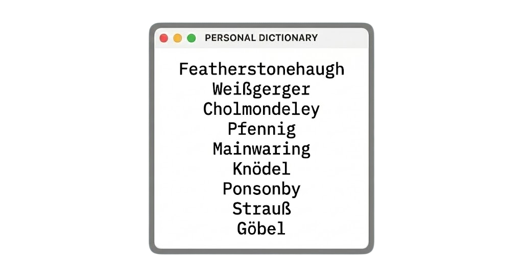 Personal Dictionary Illustration